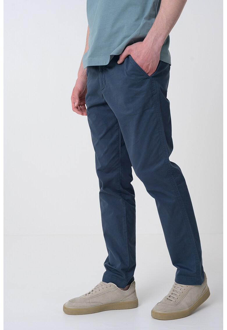 Pantaloni cargo cu talie medie