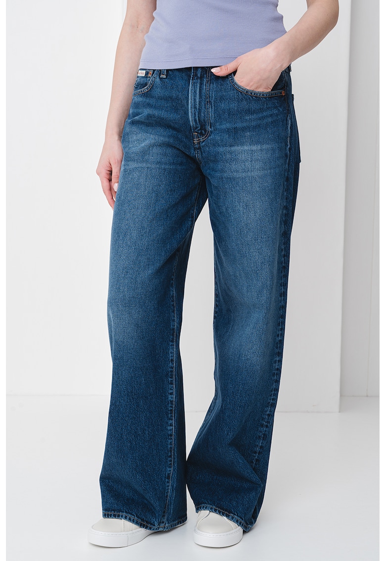 Blugi cu croiala ampla - Albastru inchis