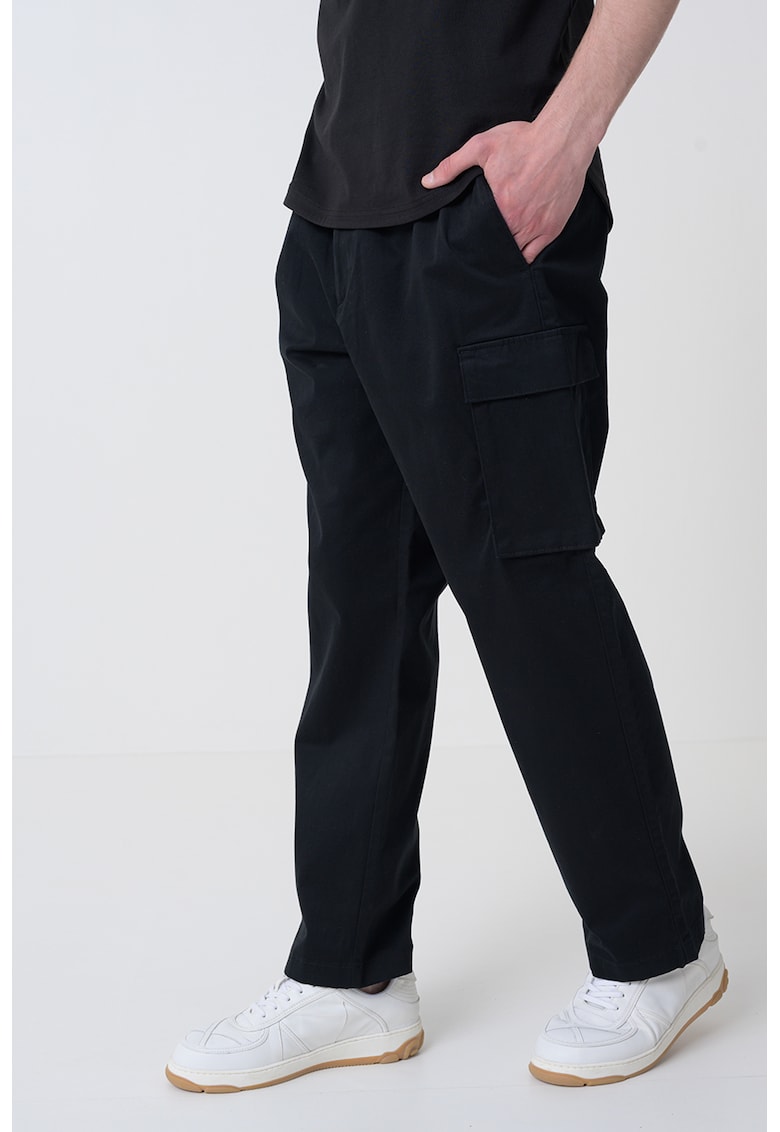 Pantaloni cargo cu snur