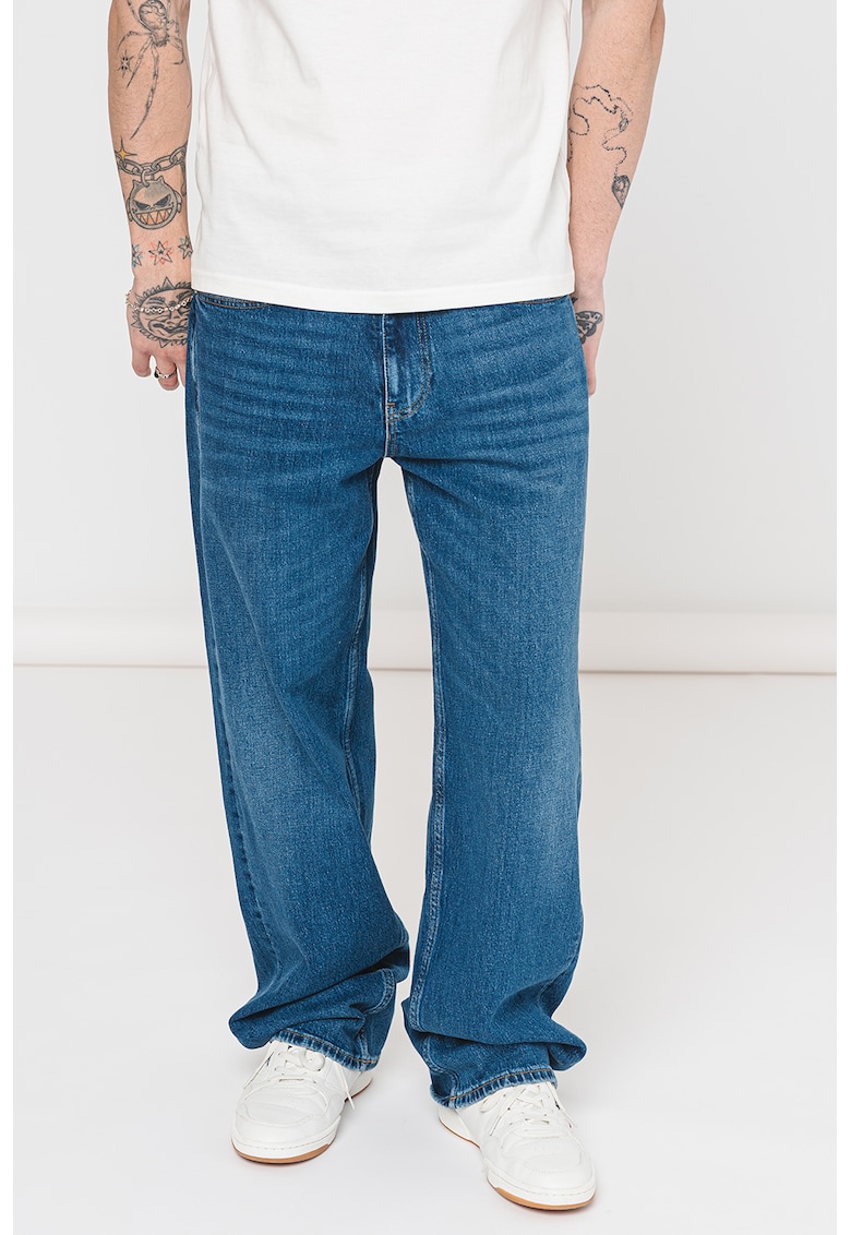 Blugi relaxed-fit Jaimie - Albastru inchis