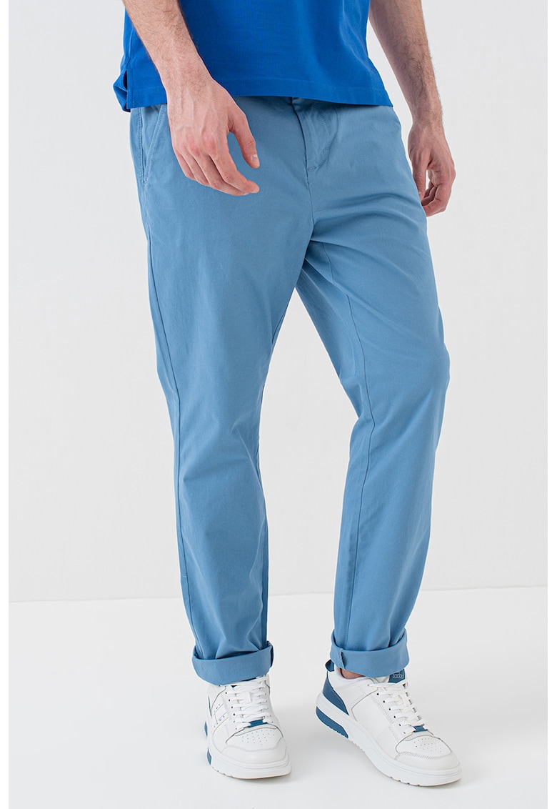 Pantaloni chino regular-fit din amestec de bumbac organic Austin