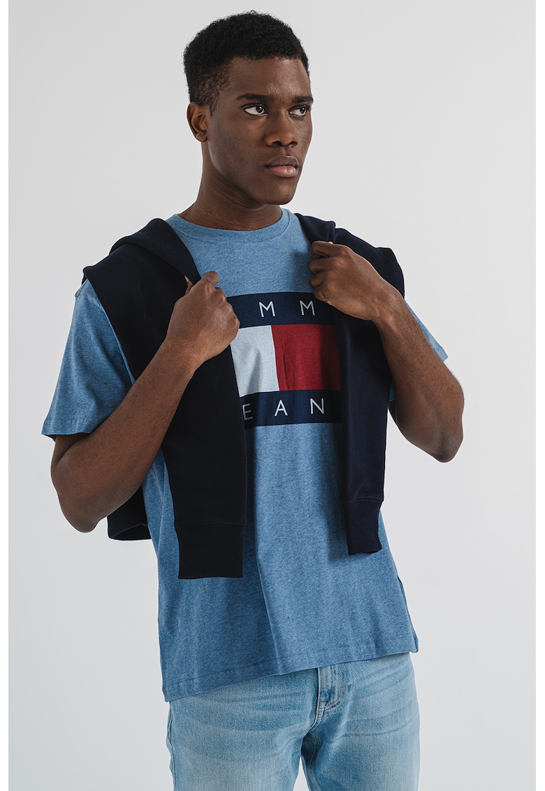 Tricou din bumbac cu logo Tjm Rlx
