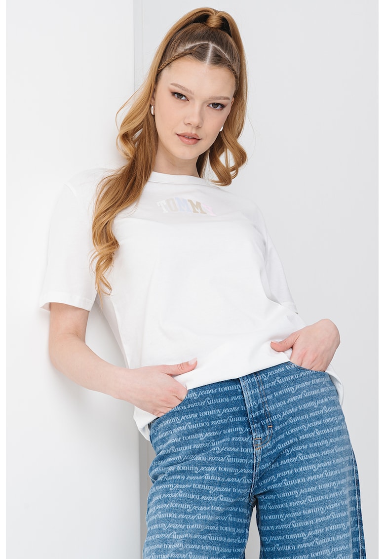 Tricou relaxed fit din bumbac Varsity Tricou relaxed fit din bumbac Varsity