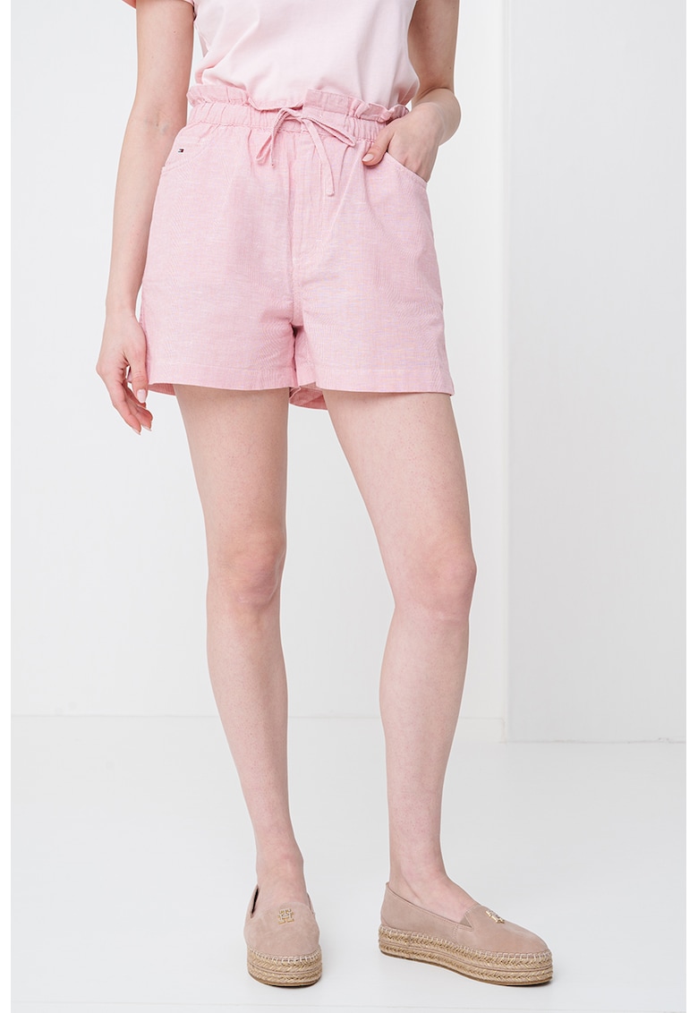 Pantaloni scurti din bumbac si in