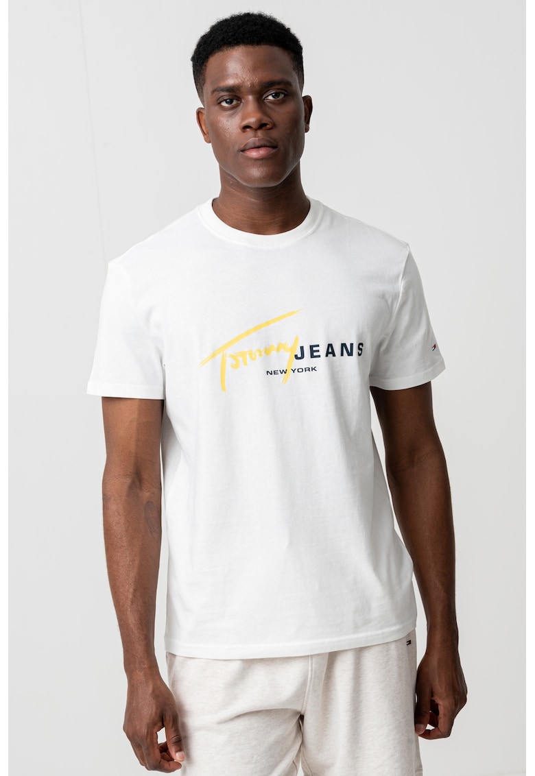 Tricou de bumbac Signature