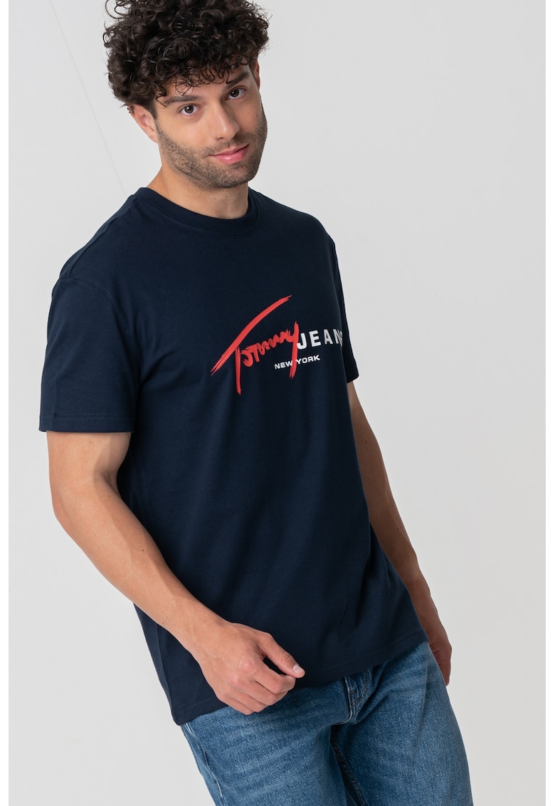 Tricou de bumbac Signature