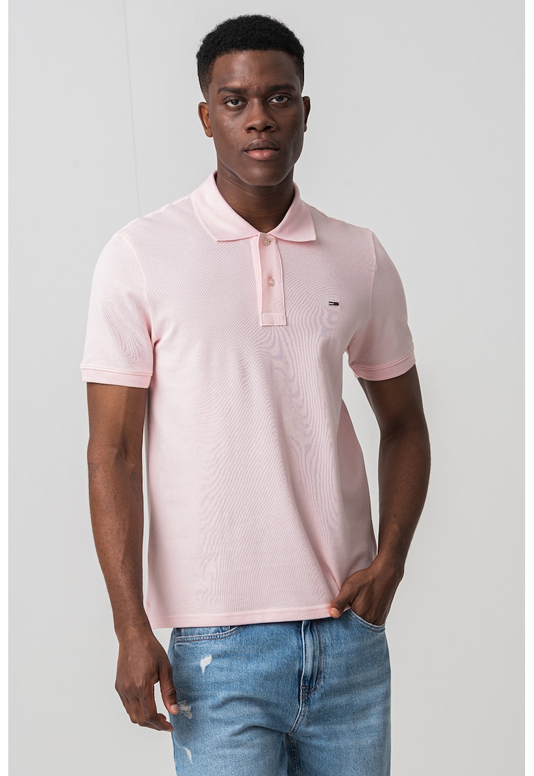 Tricou polo regular fit din bumbac