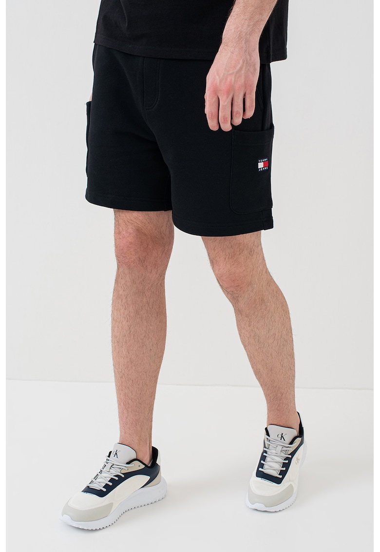 Pantaloni scurti din bumbac cu logo