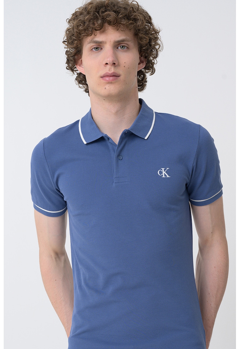 Tricou polo slim fit