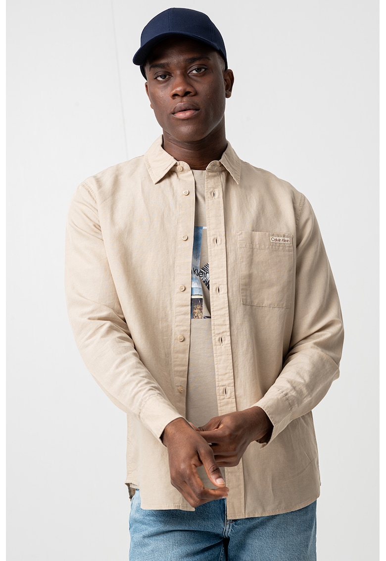 Camasa regular fit cu logo