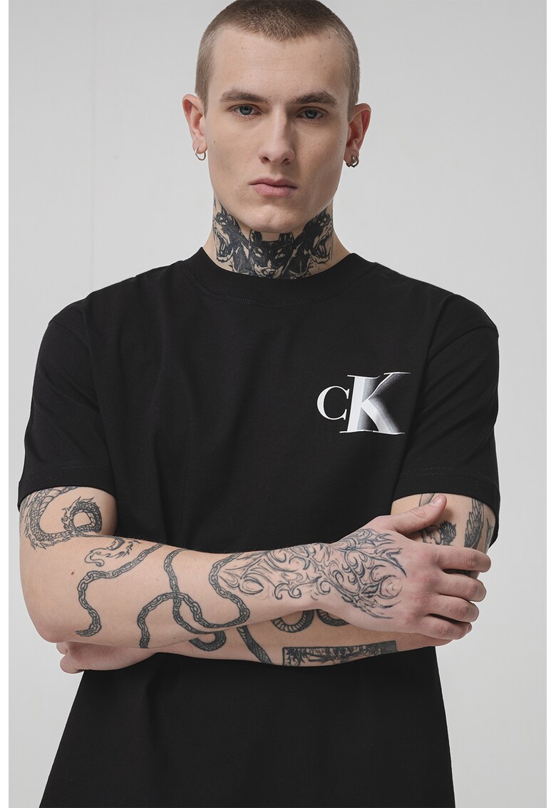 Tricou din bumbac cu logo