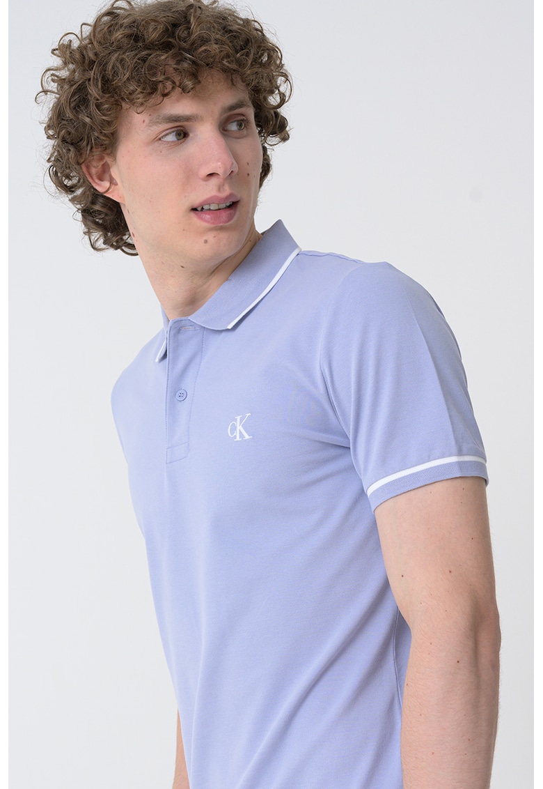 Tricou polo slim fit