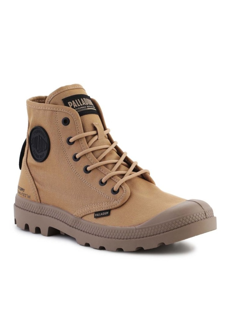 Tenisi high-top de panza cu logo Pampa