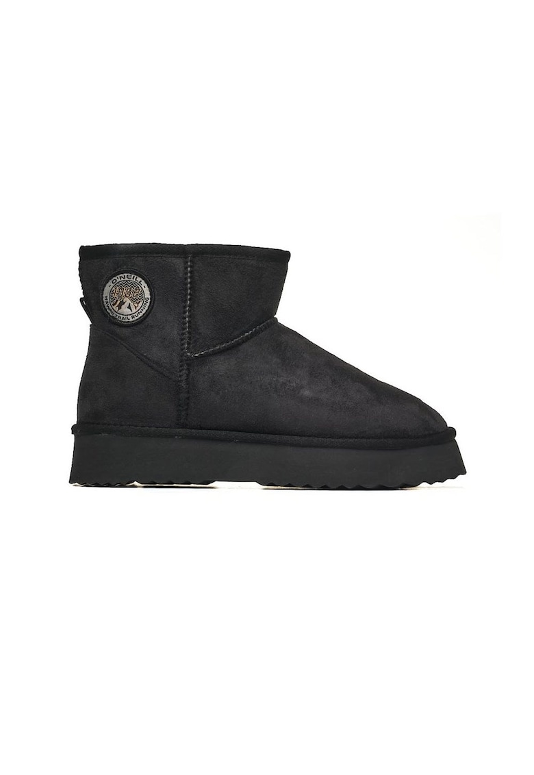 Ghete dama Besiana Platform - Textil - Negru