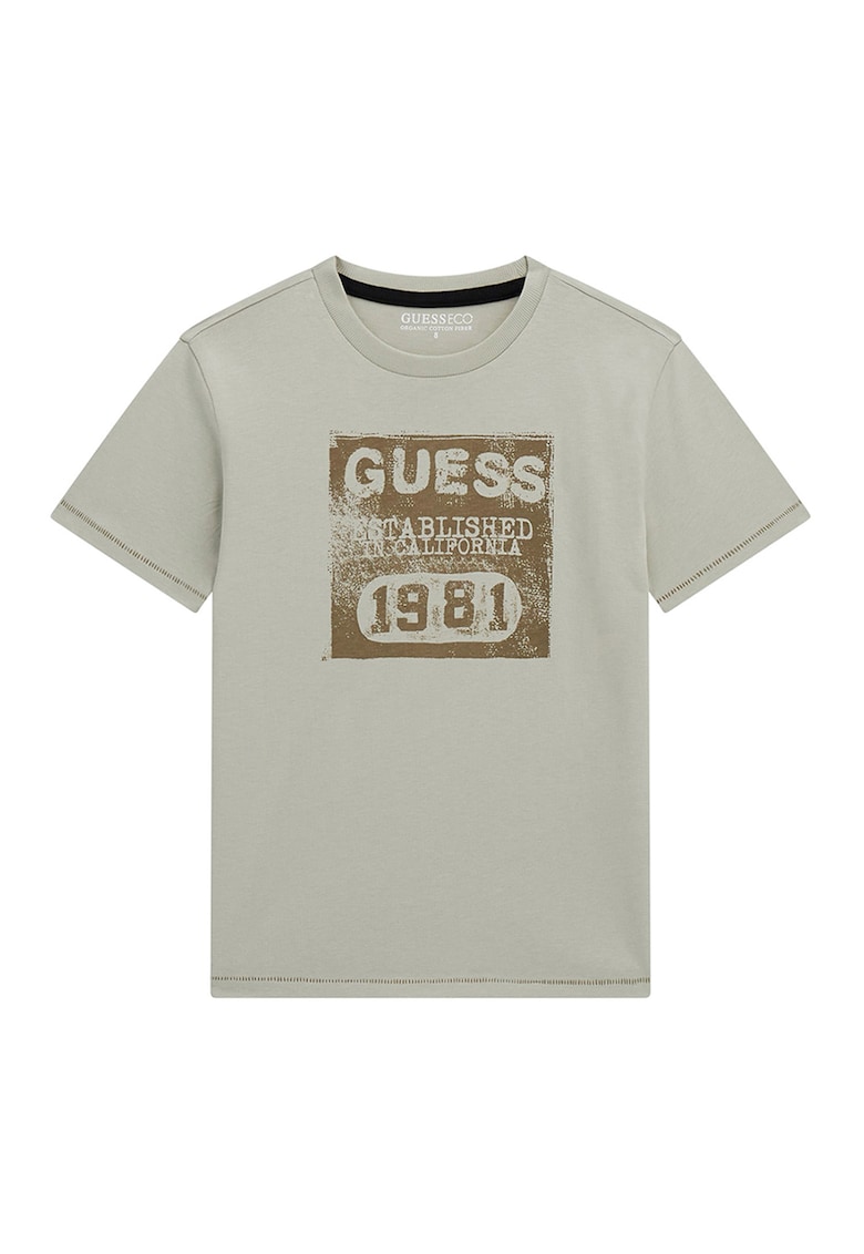Tricou din bumbac cu imprimeu logo