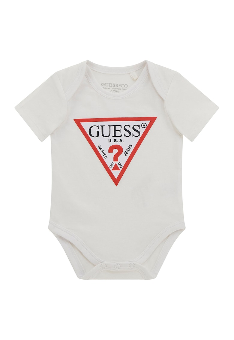 Body din amestec de bumbac cu logo Body din amestec de bumbac cu logo