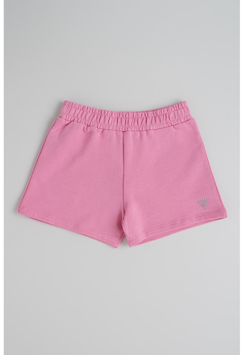 Pantaloni scurti din bumbac cu banda elastica in talie