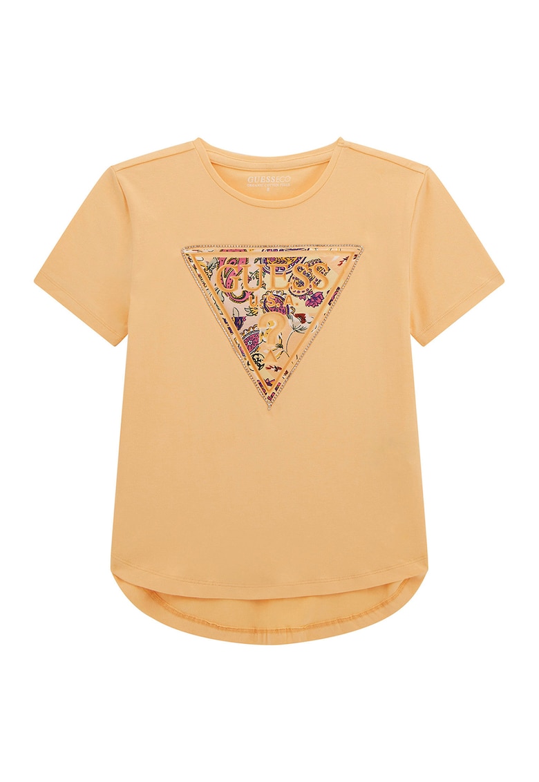 Tricou din amestec de bumbac cu imprimeu logo