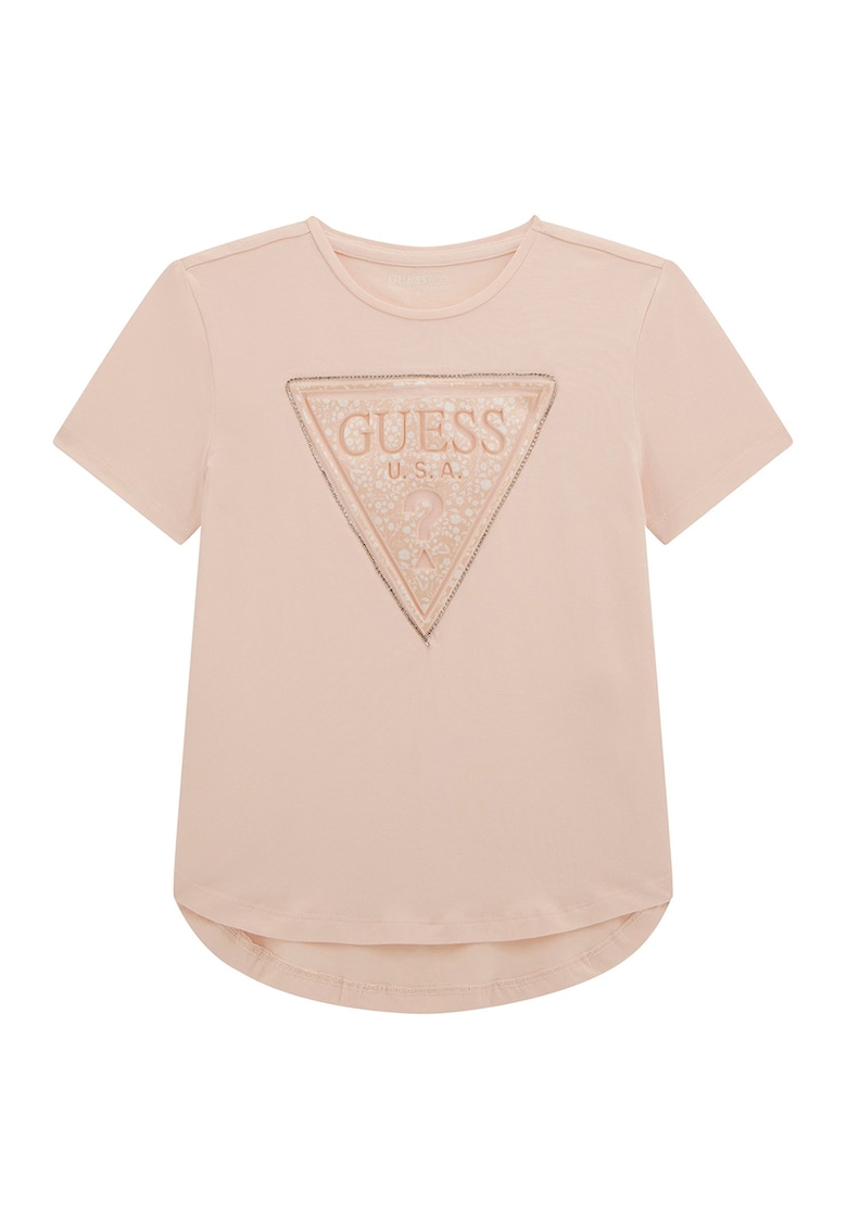 Tricou din amestec de bumbac cu imprimeu logo