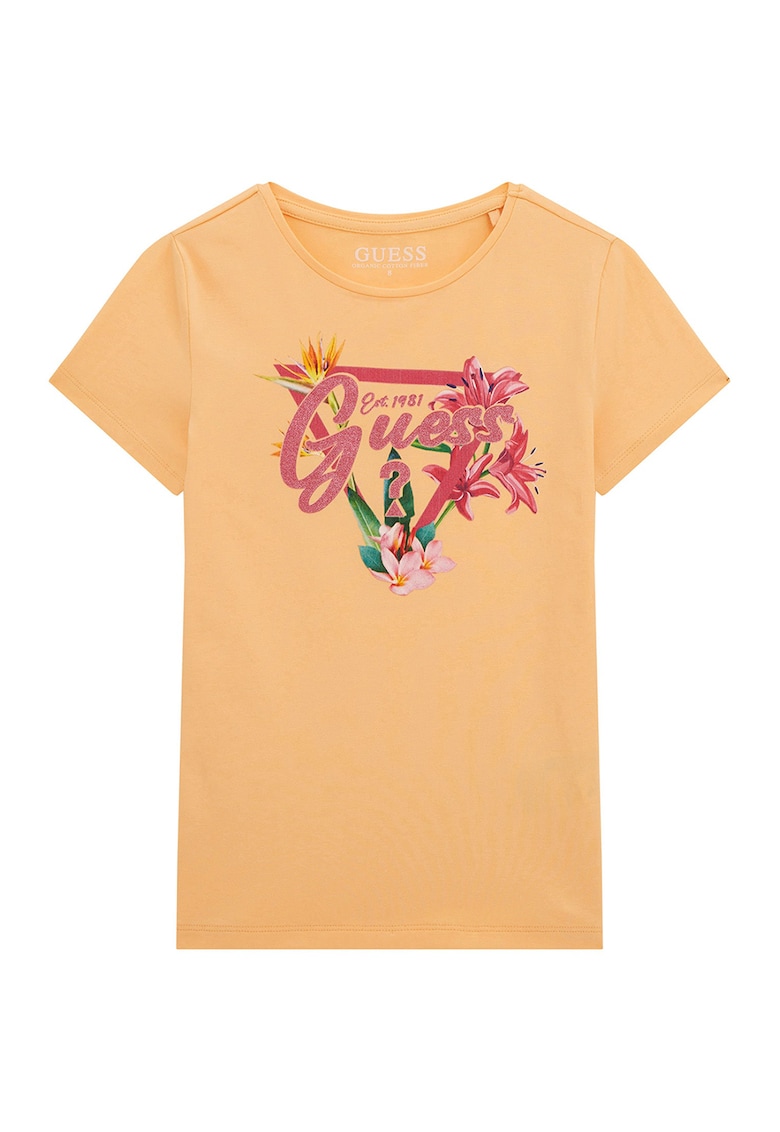 Tricou cu logo stralucitor