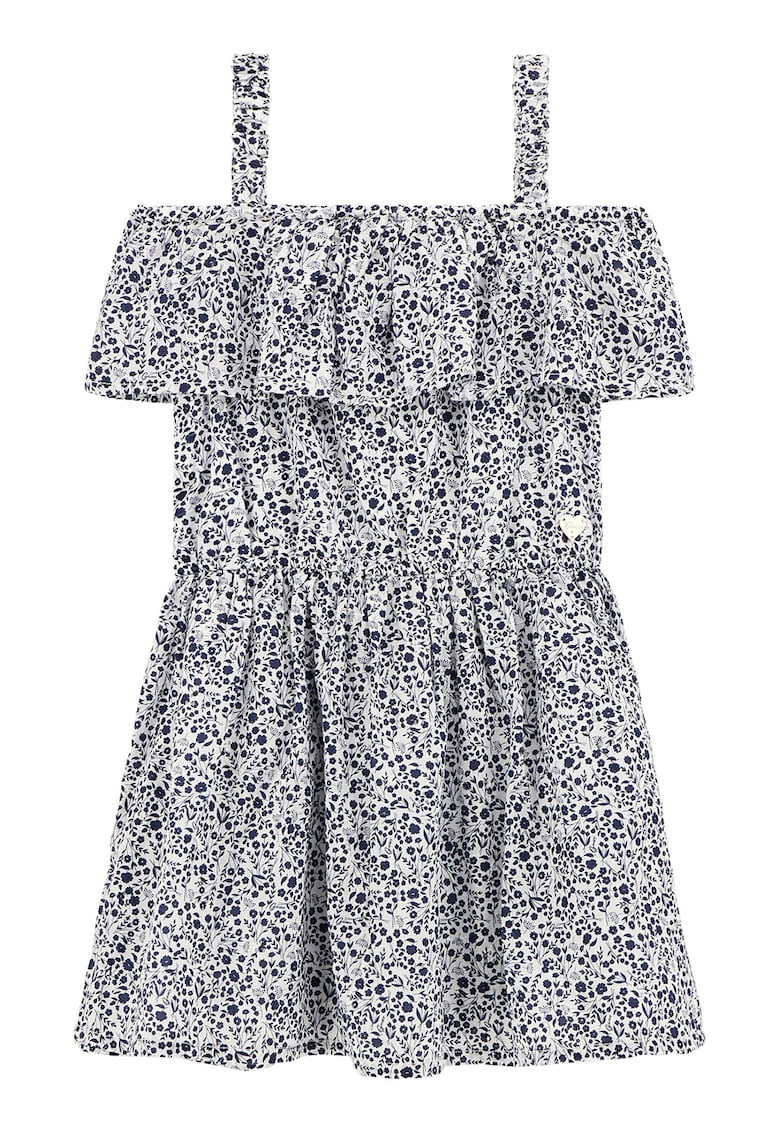 Rochie cu model si decolteu pe umeri