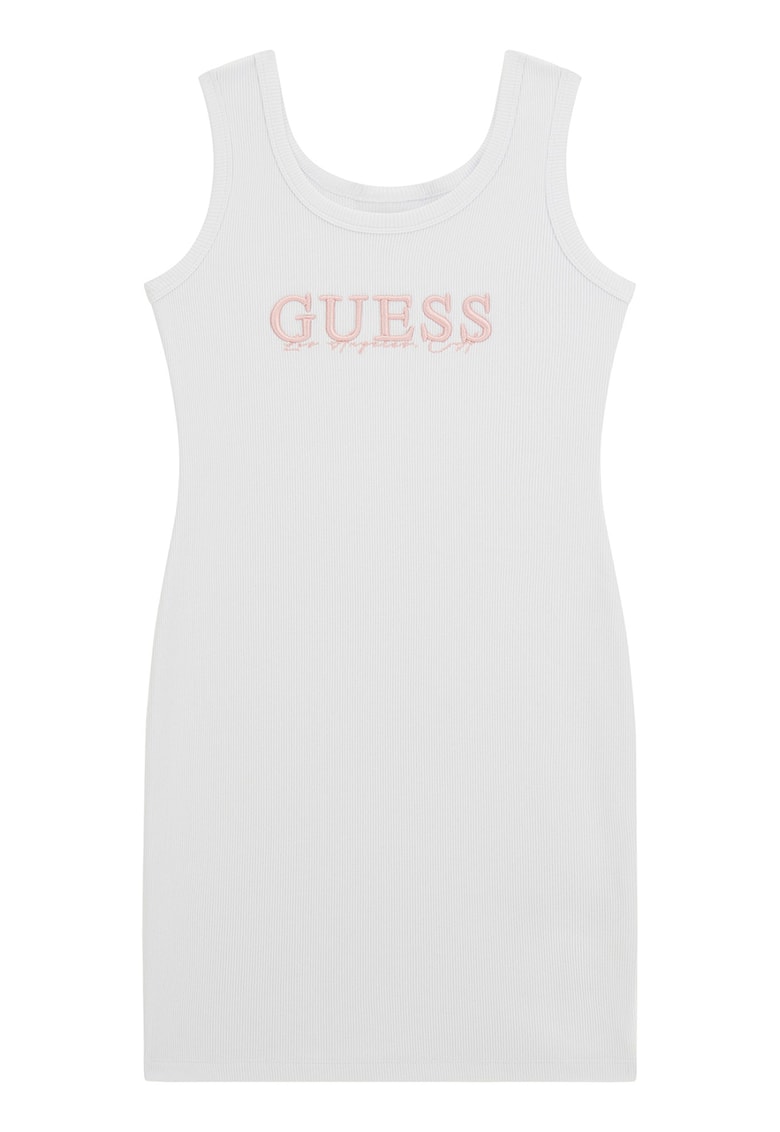 Rochie cambrata cu logo brodat