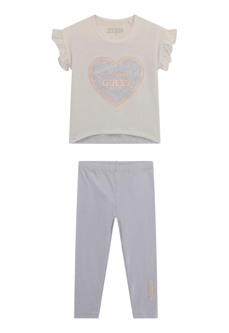 Set de tricou cu logo si colanti