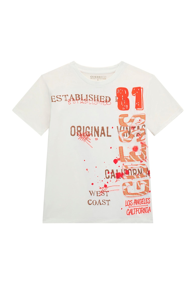 Tricou de bumbac cu aplicatie logo