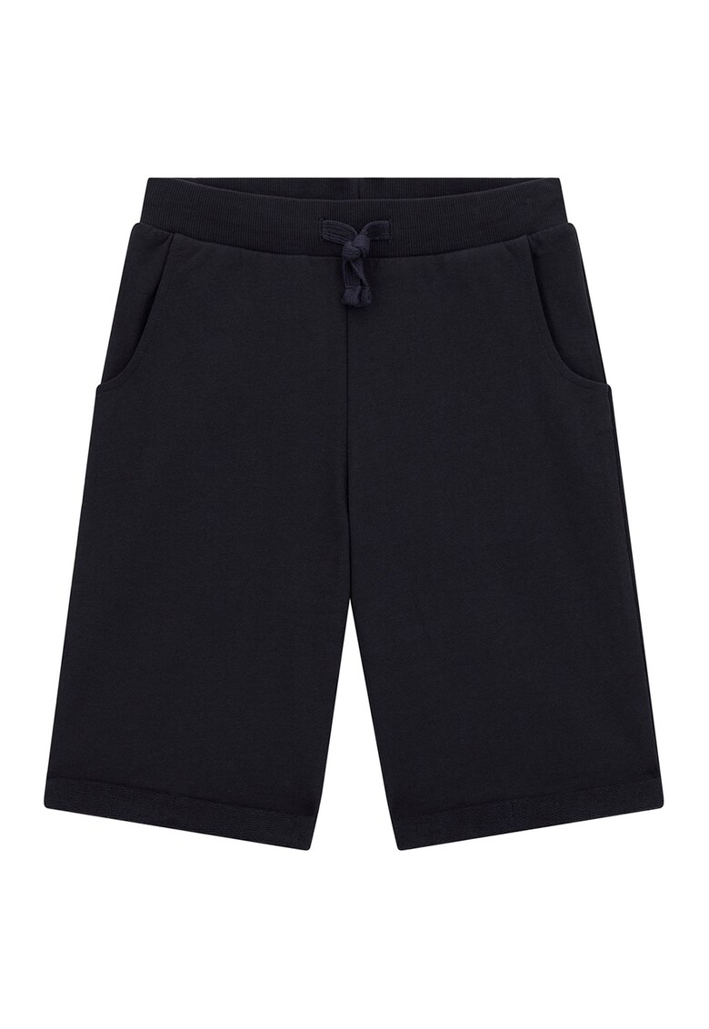 Bermude din bumbac cu buzunare - Negru stins