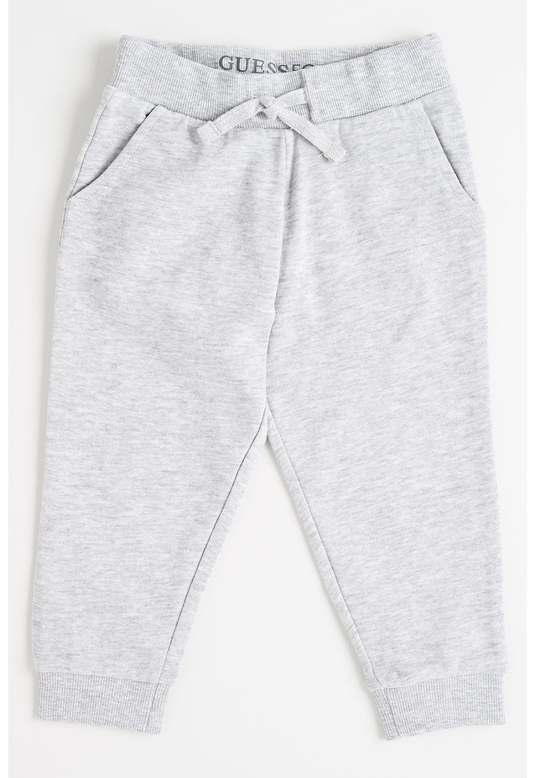 Pantaloni de trening din bumbac cu talie ajustabila