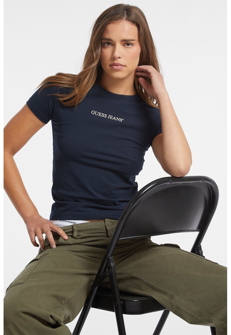 Tricou slim-fit cu imprimeu logo