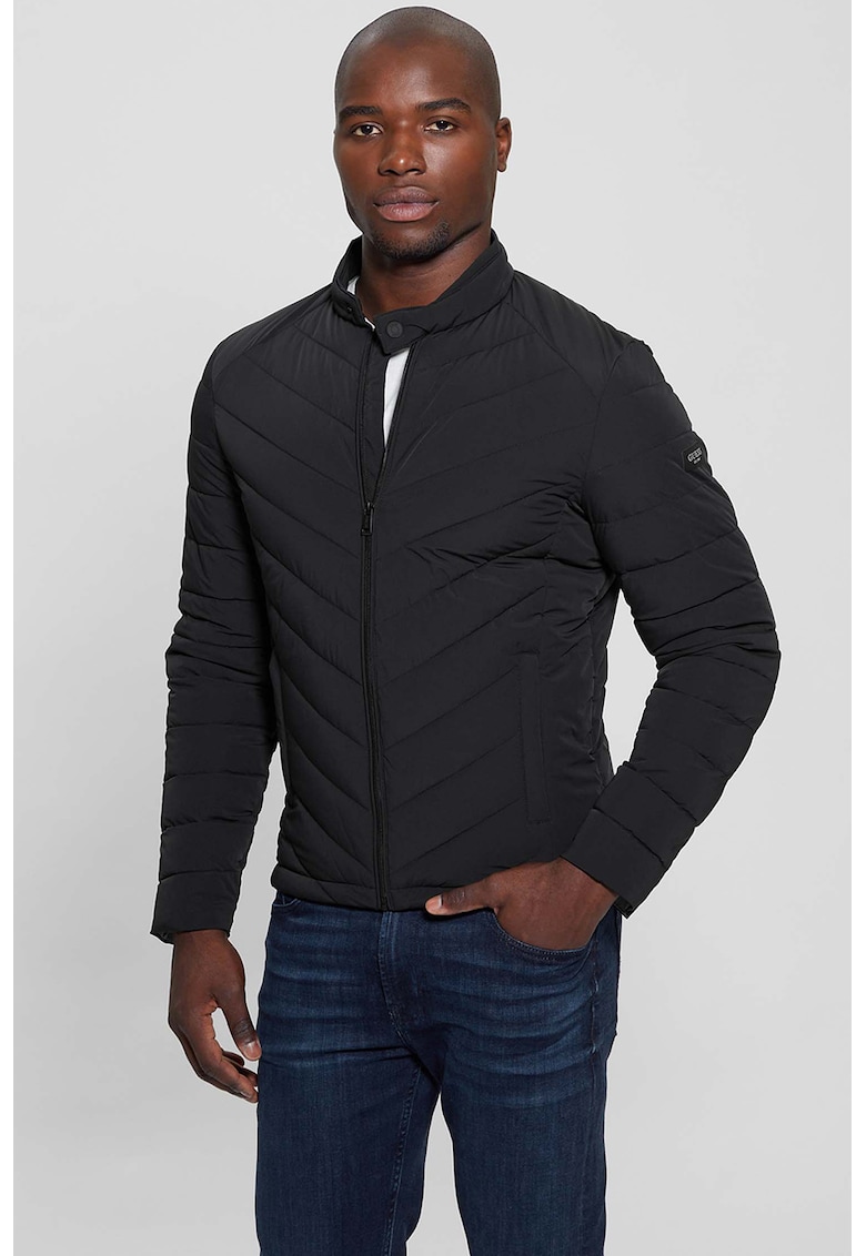 Jacheta matlasata cu fermoar