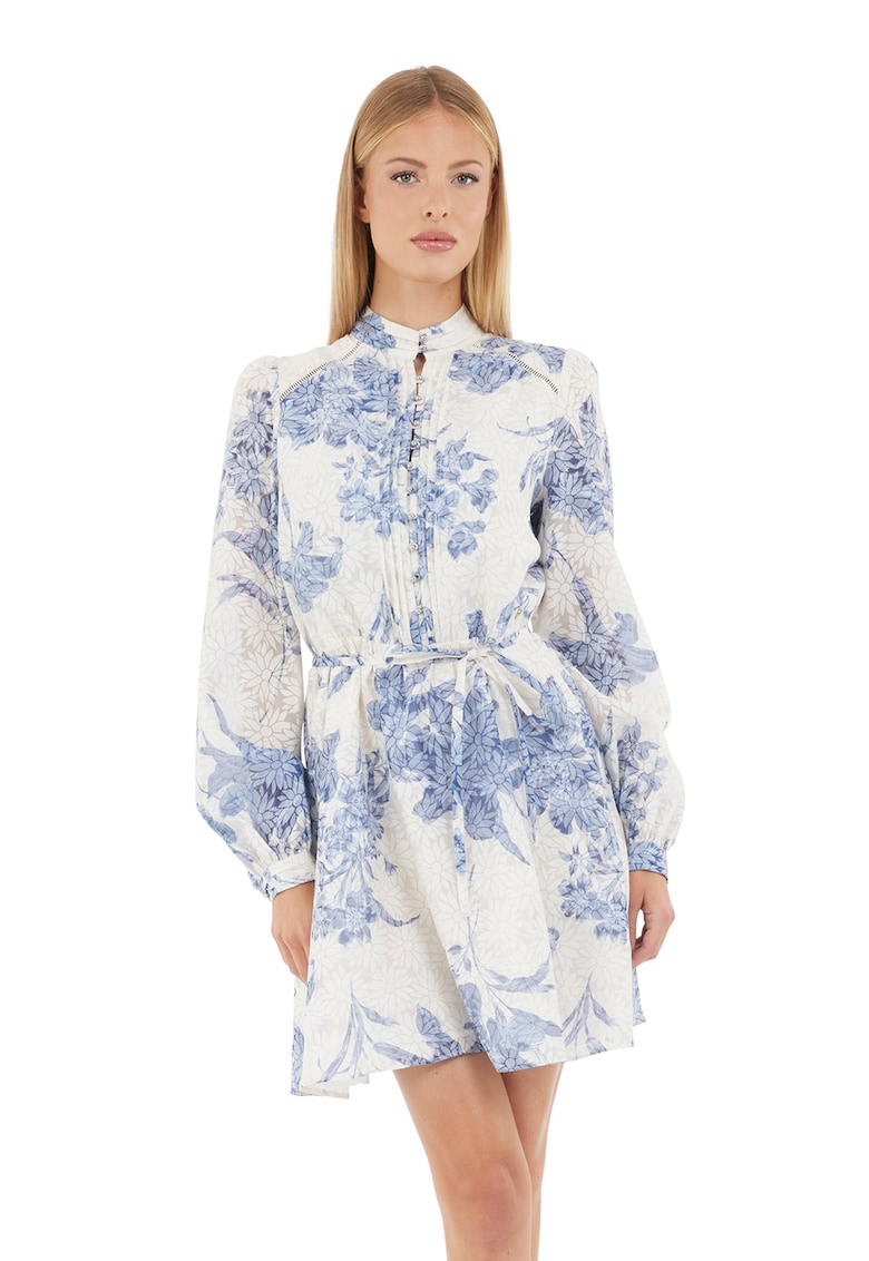 Rochie cu model si maneci lungi