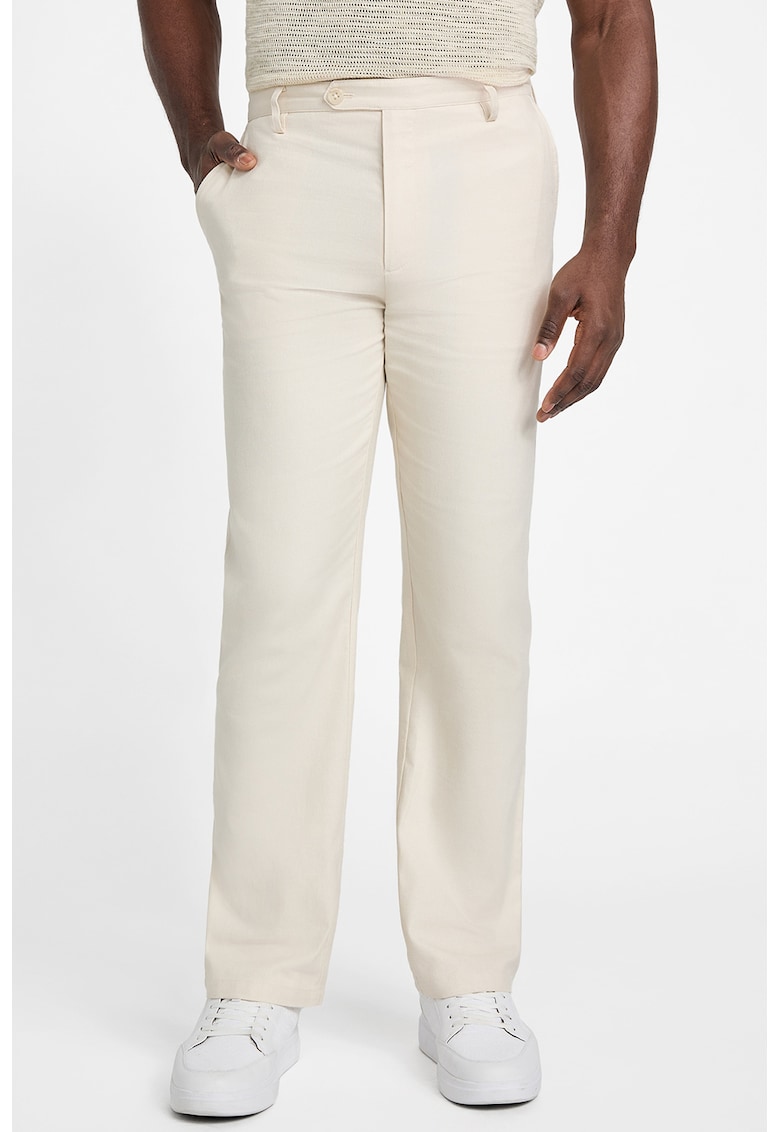 Pantaloni eleganti cu buzunare laterale