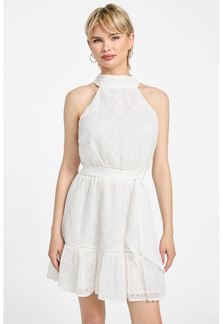 Rochie scurta cu detalii brodate