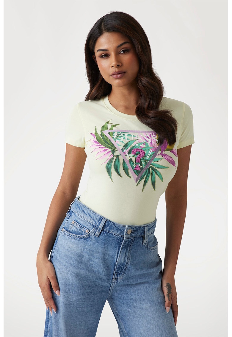 Tricou cu imprimeu floral