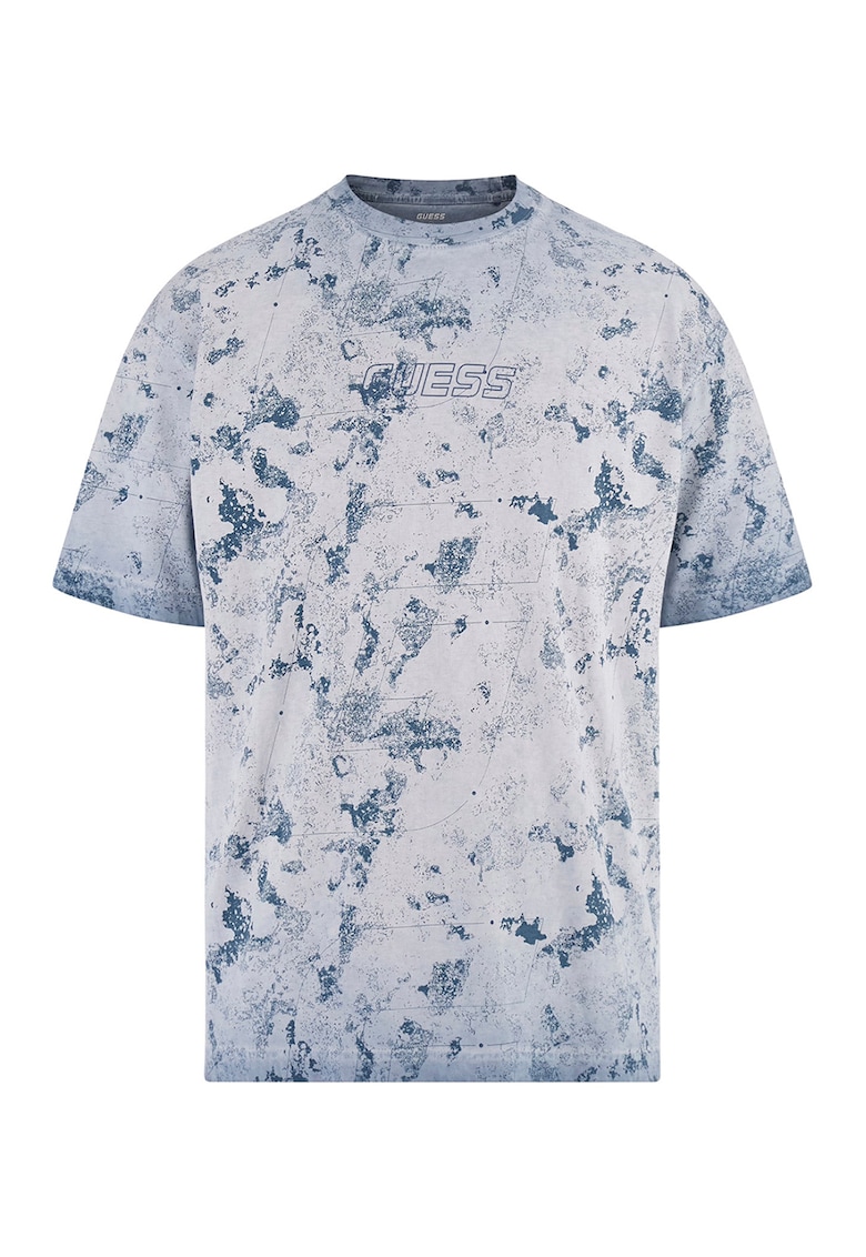 Tricou cu logo pentru antrenament - Albastru deschis