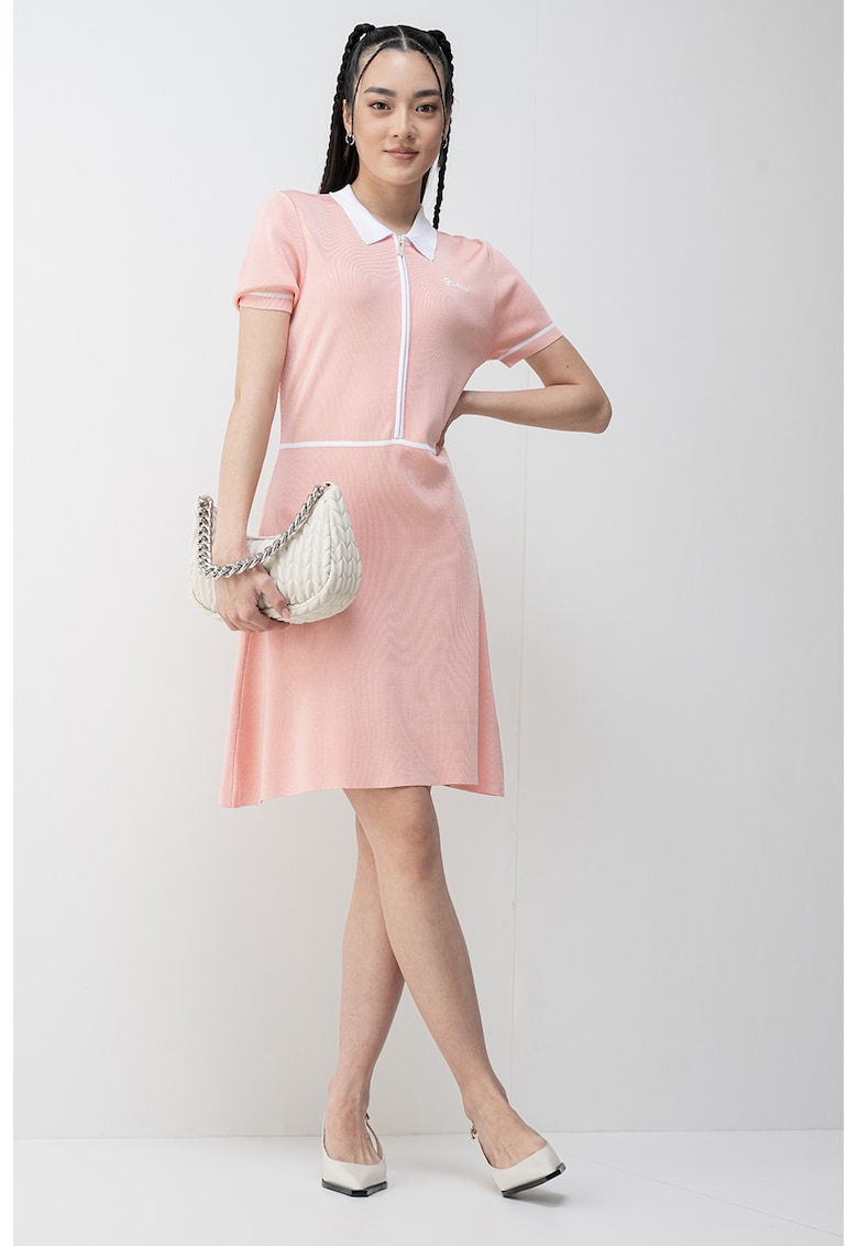 Rochie cu fenta cu fermoar pentru fitness