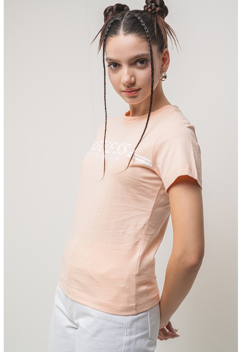 Tricou cu decolteu la baza gatului - pentru fitness