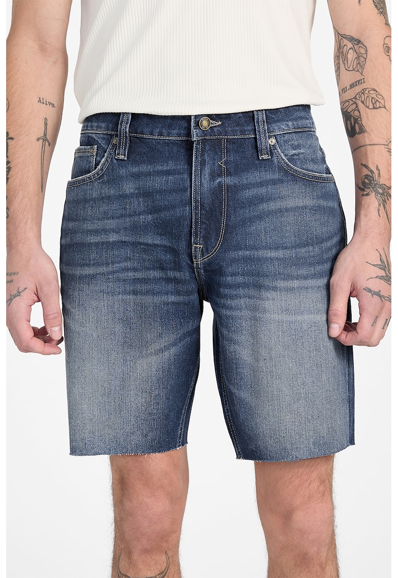 Blugi scurti din denim cu buzunare