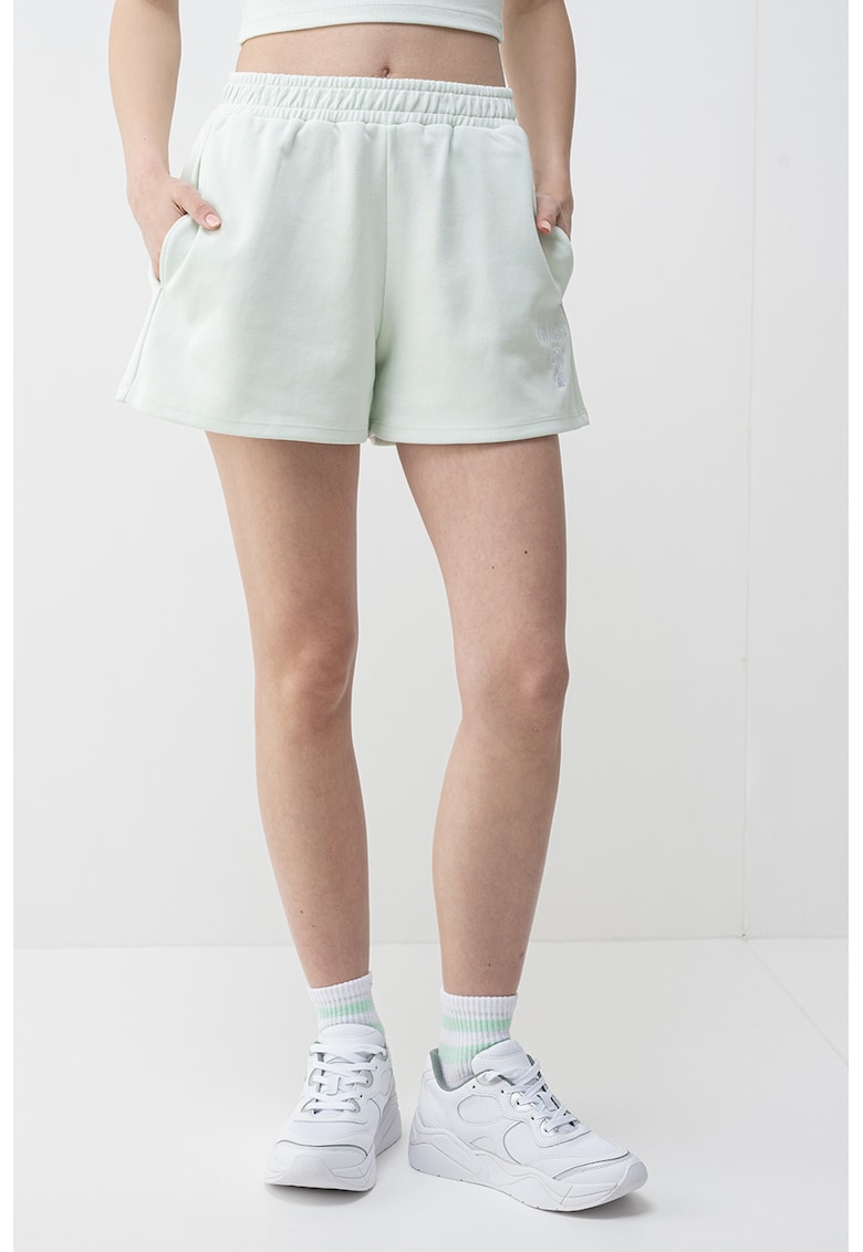 Pantaloni scurti cu broderie logo