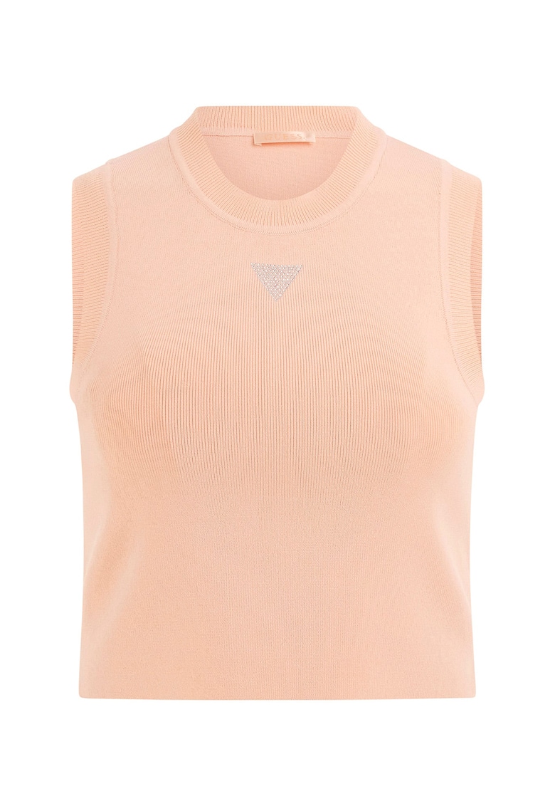 Top crop cu logo discret