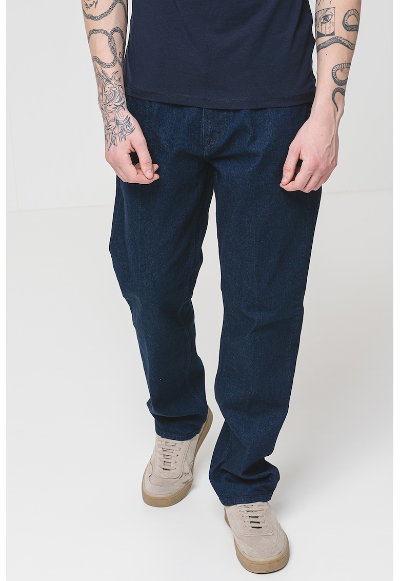 Blugi drepti cu logo