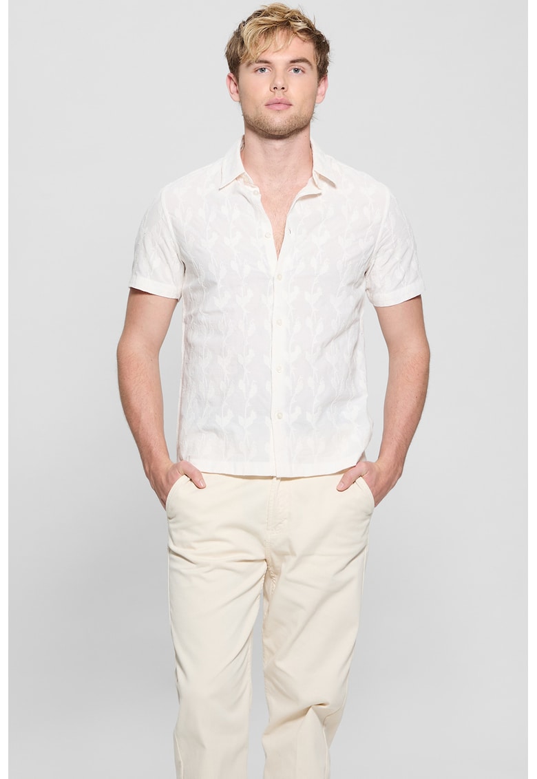 Camasa de bumbac cu model