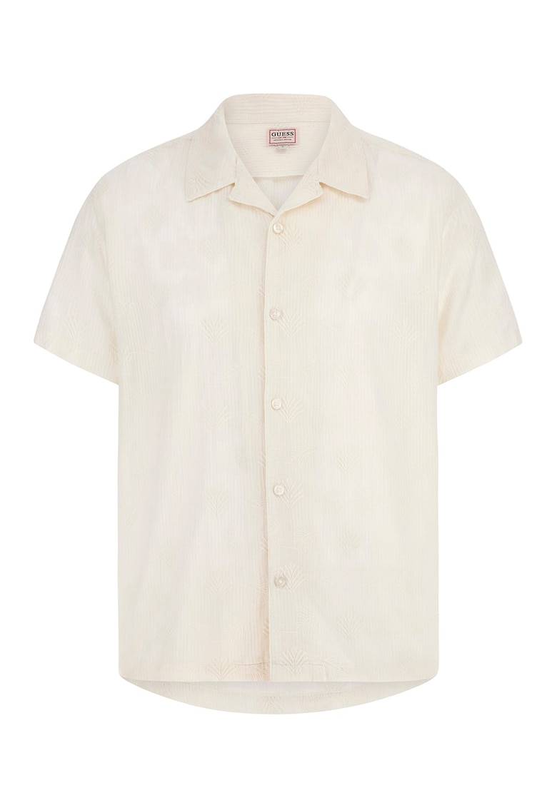 Camasa de bumbac cu maneci scurte