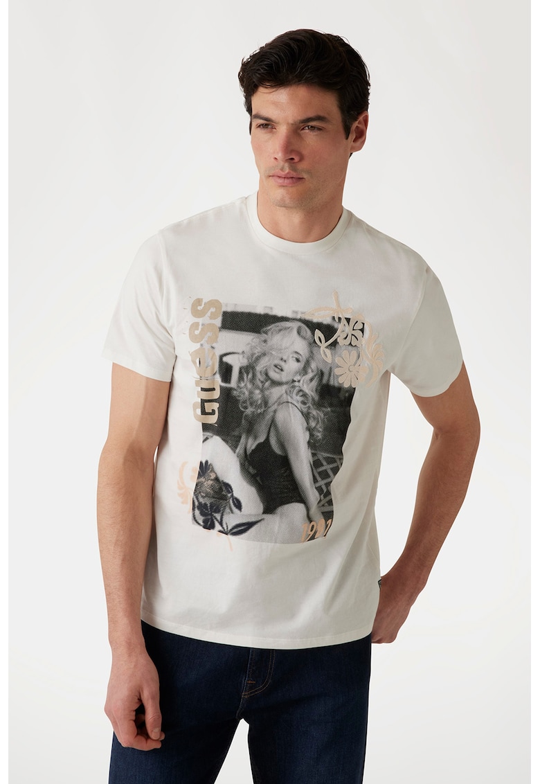 Tricou de bumbac cu imprimeu foto