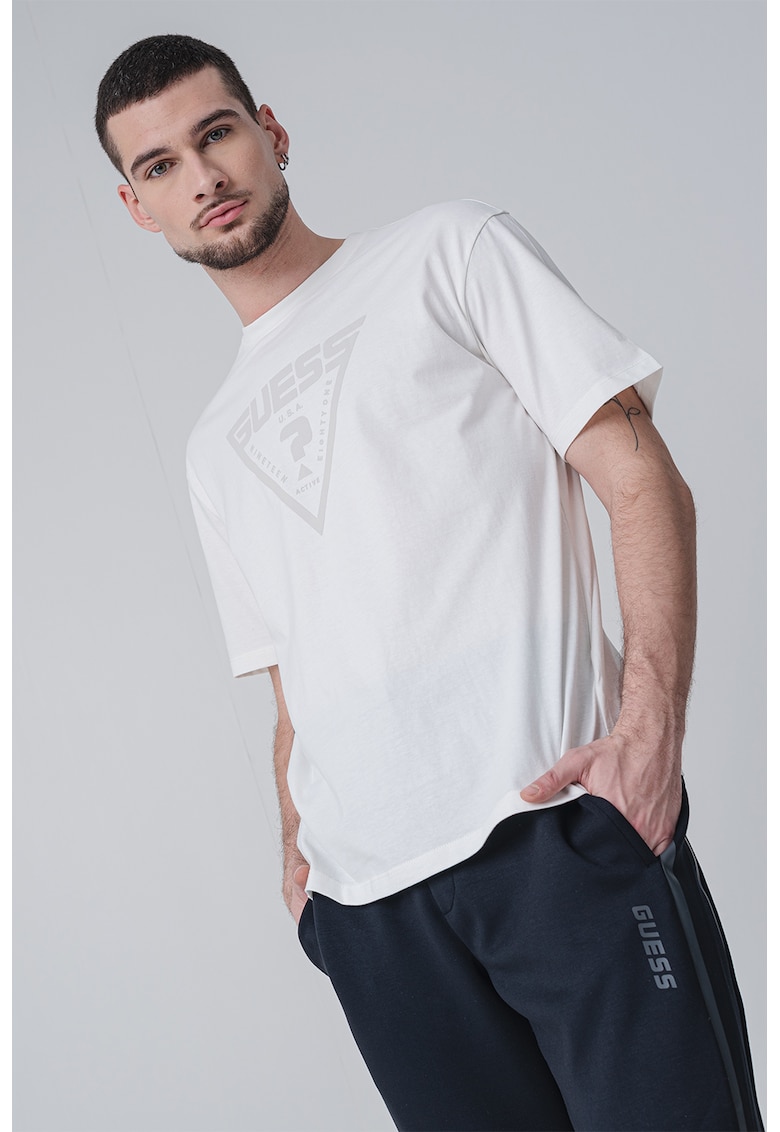 Tricou relaxed fit cu logo