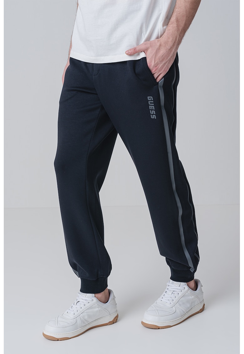 Pantaloni de trening cu talie ajustabila - pentru antrenament - Negru