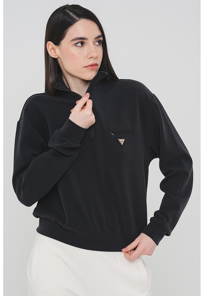 Bluza de trening cu buzunar cu fermoar - pentru fitness