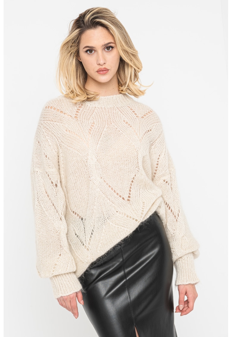 Pulover din amestec de mohair